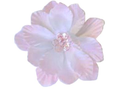Two-toned two inch flower with sequins