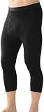 Smartwool Herren 3/4 Lange Unterhose Lightweight Boot Top, black, S