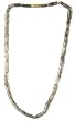 Necklace Mossagate Gemstone Bead Handmade Jewelry 16 inches (mossagate503)