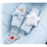 Car Seat Harness Pad, Moon and Stars... by Moons & Stars Collection