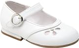Stride Rite Infant Girls' Valerie MJ Mary Janes,White Leather,10 M
