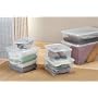 Clear Plastic Boxes- Deep Sweater 30.9 Qt.