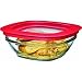 Rubbermaid Glass Food Storage Container with Easy Find Lid 6 Piece Set