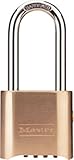 Master Lock 176-P380 Brass Combination Padlock