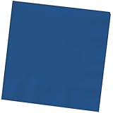 Creative Converting Touch of Color 2-Ply 50 Count Paper Beverage Napkins, Navy