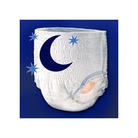 Tranquility Premium OverNight  Disposable Absorbent Underwear, Large, Case: 64