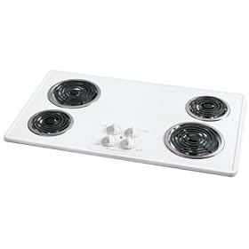 Frig FEC36C4AS 36 Electric Cooktop - Coil - White