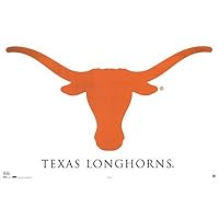 University of Texas (Logo) NCAA Art Poster Print