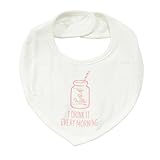 （ベビーアンパサンド）babyampersand ロゴ＆ボトルモチーフスタイ 70-90 ピンク