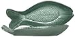 Glass Mint Green Salmon Dish 10 1/4" x 4 1/2"