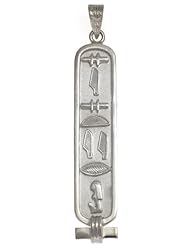 Cartouche Pendant - Made in Egypt - with "SISTER" in Hieroglyphics - Solid Style