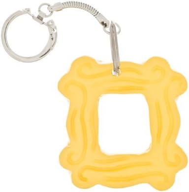 Yellow Peephole Frame Keychain inspired by Friends