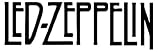 LED ZEPPELIN BAND LOGO DECAL STICKER