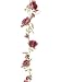 Club Pack of 12 Mauve Pink Dried Look Rose Silk Flower Garlands 6'