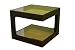 Baxton Studio Ida Black Oak Coffe Table