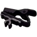 Shure RK354SB Single Mount Tie Clip for WL93, Black