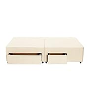 Sprung-Edge Divan with 2 Small & 2 Large Drawers