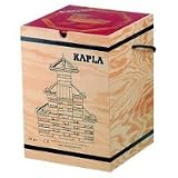 KAPLA 280 Piece Block Set With Red Advanced Animals And Architecture Book
