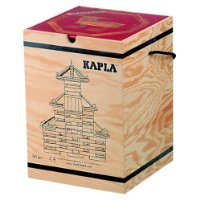 KAPLA 280 Piece Block Set With Red Advanced Animals And Architecture Book