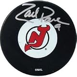 Zach Parise New Jersey Devils Autographed Hockey Puck