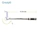 Selfie Stick Greaty® Mini Wired NEW Foldable Super Handheld Extendable Monopod-built in Bluetooth Shutter Non-slip Handle Compatible with Iphone 4s, 5s, 6, 6 Plus, Samsung Galaxy S3, S4, S5, S6, Note 2, 3, 4, 5, Nexus 5, 6, HTC One,sony Xperia Z2 Xperia Z3