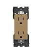 Leviton Renu Tamper-Resistant Outlet RER15-WC, 15A-125VAC, in Warm Caramel