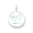 Sterling Silver Angel Charm with 20 inch Sterling Silver Chain