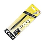 Ballpoint Pen Refills for GX300, Dr Grip, Easy Touch, Fine Point, Black, 2/Pack PIL77210