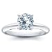 0.24 Carat F/SI3 Round Certified Diamond Solitaire Engagement Ring in Platinum