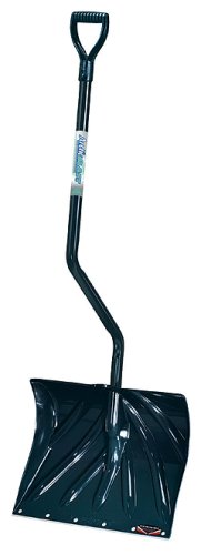 Ames True Temper Arctic Blast 18-Inch Mountain Mover Poly Snow Shovel with Ergonomic Handle #1627100