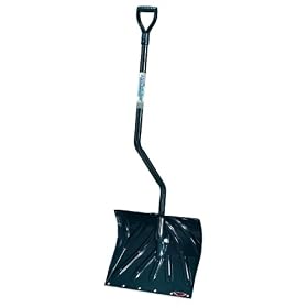 Ames True Temper 1627100 Arctic Blast 18-Inch Mountain Mover Poly Snow Shovel with Ergonomic Handle