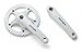 Retrospec Bicycles Fixed-Gear Crank Single-Speed Road Bicycle Forged Crankset, White, 44T