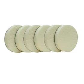 CCS 6.5 inch White Polishing Pad-6 pack