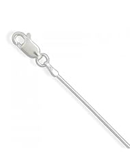 MMA Silver - 20 inch 025 Baby Snake Chain Necklace