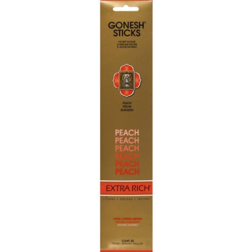 Gonesh - Peach 20 Count Incense Sticks