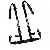 Corbeau 2 Inch Harness Belt 4 Point Camlock Black Bolt-In Fits Corbeau Jeep Seats # 44001B