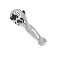 Powerbuilt 940931 1/4-Inch by 3/8-Inch Dual Drive Little Ratchet Handle