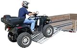 Triple Folding ATV, Motorcycle, Lawn Tractor Trailer Loading Ramp