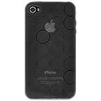 Amzer® Circle TPU Skin Case for iPhone 4/4S - Smoke