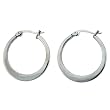 Stainless Surgical Steel Classic Hoop Earrings 316L 3/4" Round by Bucasi FREE SHIPPING Stainless Surgical Steel Classic Hoop Earrings 316L 3/4" Round by Bucasi FREE SHIPPING