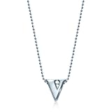 Alex Woo Little Letters Sterling Silver Letter V Pe