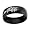 Black 316L Stainless Steel Ring with Dragon Design