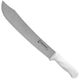 LamsonSharp Pro 31460 12" Butchers Knife, White Handle