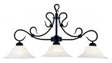Landmark Lighting Buckingham Collection Island Light in Matte Black