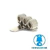 Triple metal pen clip holder