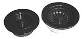 Black Kitchen Sink Garbage Disposal Stopper & Strainer