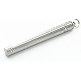 Doingoutdoor A+ Titanium Upgraded Ti Toothpick Holder Capsule Waterproof Box Two Lines Screw Anti-skid Design Hiking Camping EDC Outdoor Tool