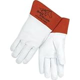 Black Stallion 34KE Standard Relaxed Fit Kidskin TIG Welding Gloves - Short Cuff - Medium