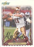 Alex Smith, San Francisco 49ers, 2006 Score Autographed Card