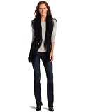 Minnie Rose Womens Crochet Fringe Vest